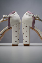 Julieta detalles lila- Taco 10cm-Novias