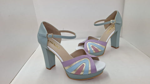 Zapato Casual-Modelo Mariposa Colores- Taco 10cm