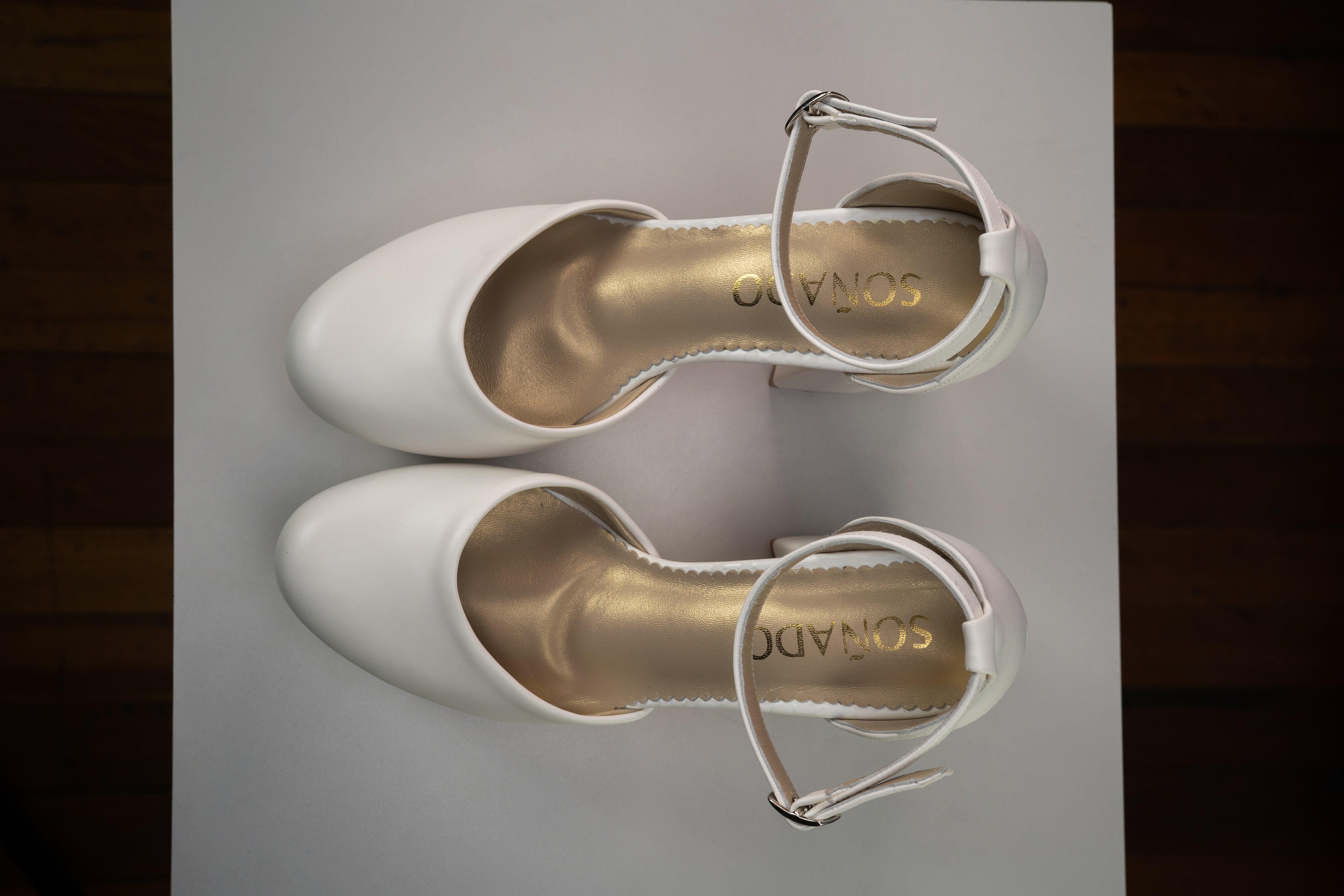 Barbara marfil- Taco 10cm- Zapato Novia
